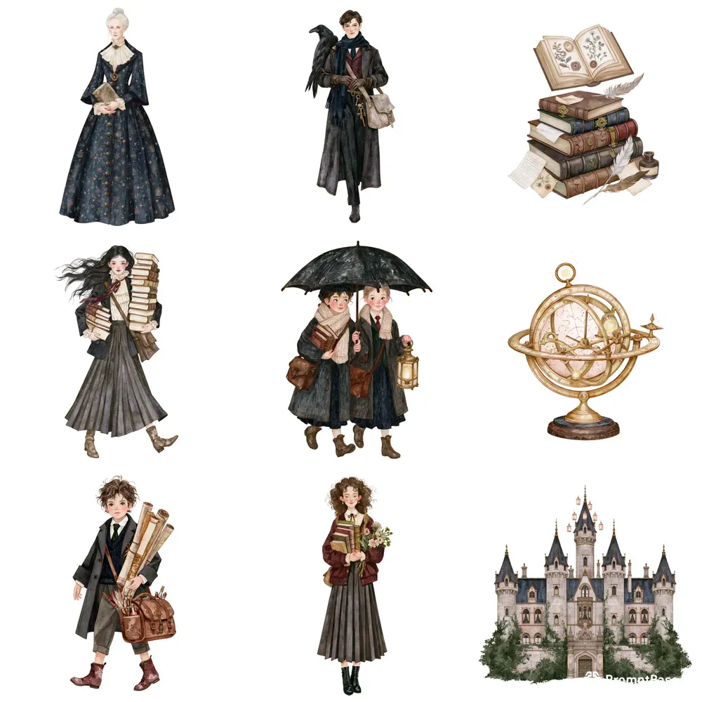 Magical Academy Cliparts