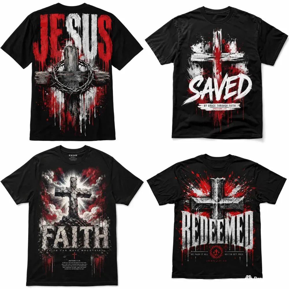 Faithinspired Cross Tshirt Designs