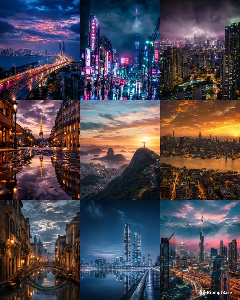 Cinematic Cityscape Wallpaper Portraits