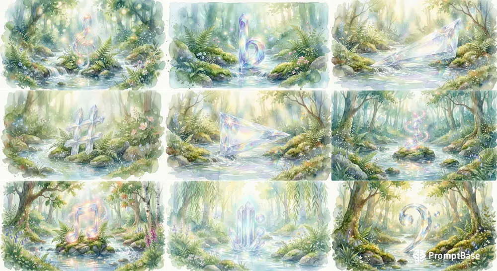 Crystal Music Symbols
