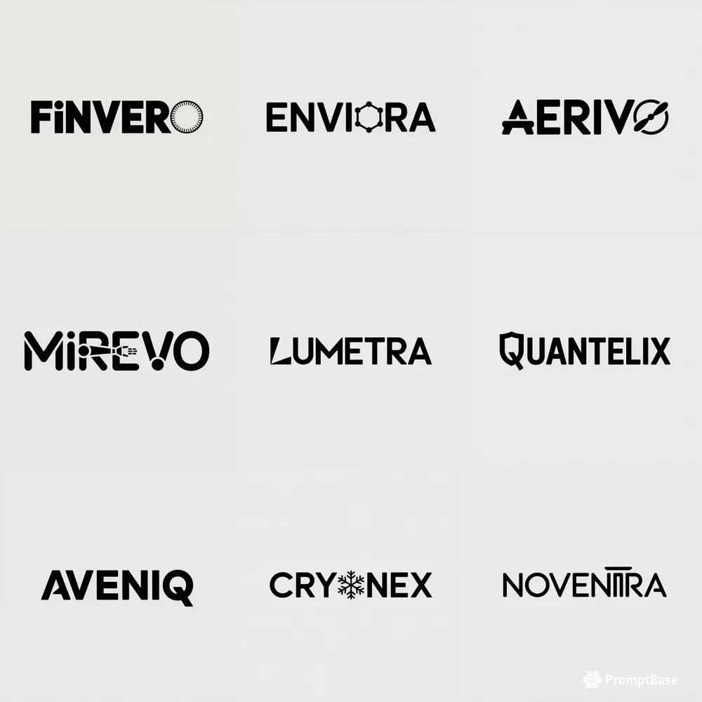 Professional Wordmark Logo Suites