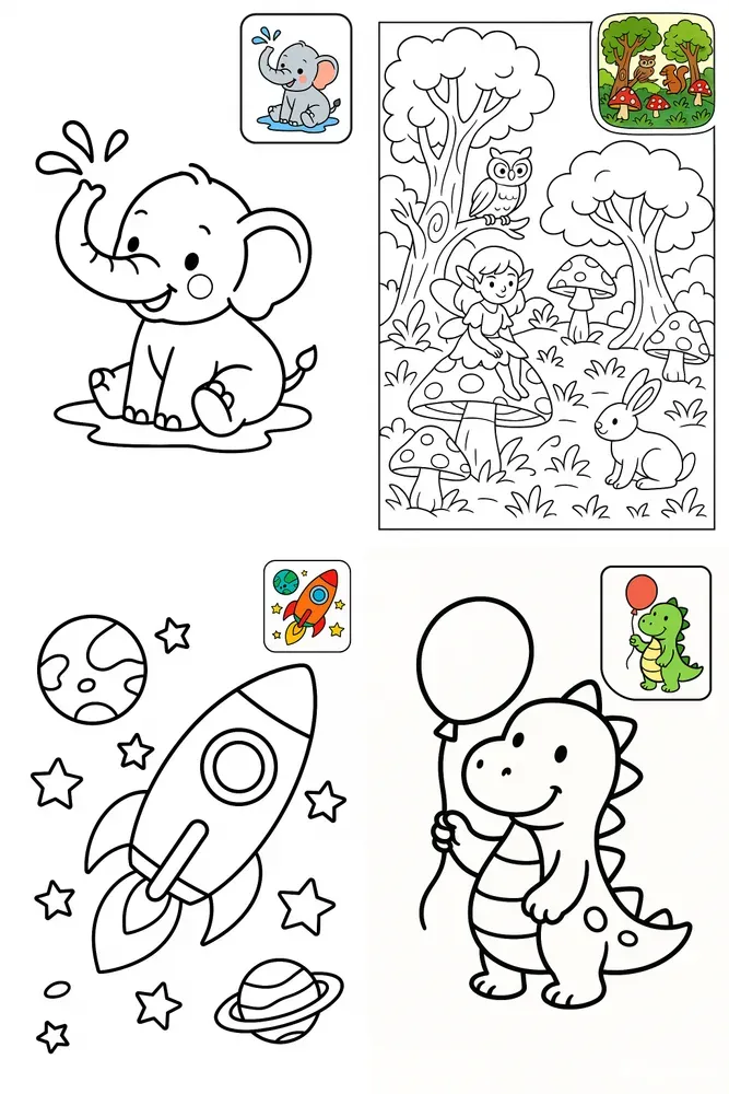 Kids Coloring Page Generators