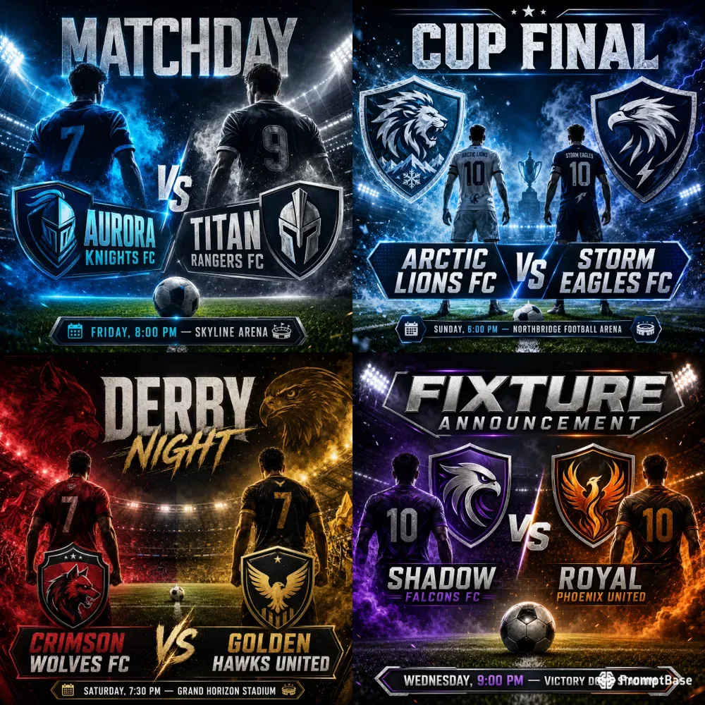 All In One Cinematic Football Poster Pros