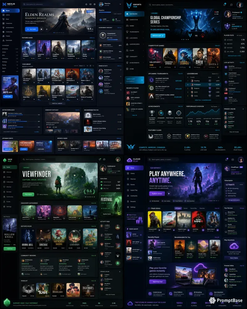 Game Library Dashboard Generator