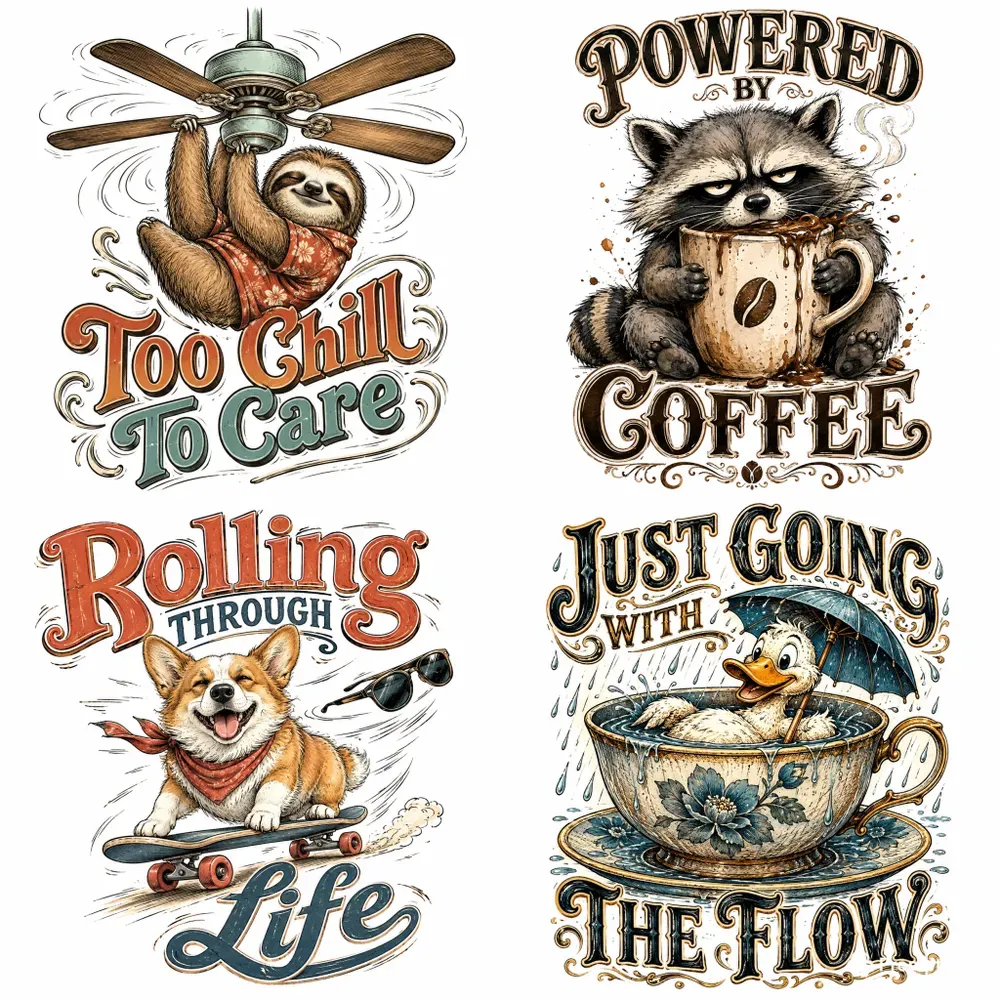 Whimsical Vintage Animal Tees