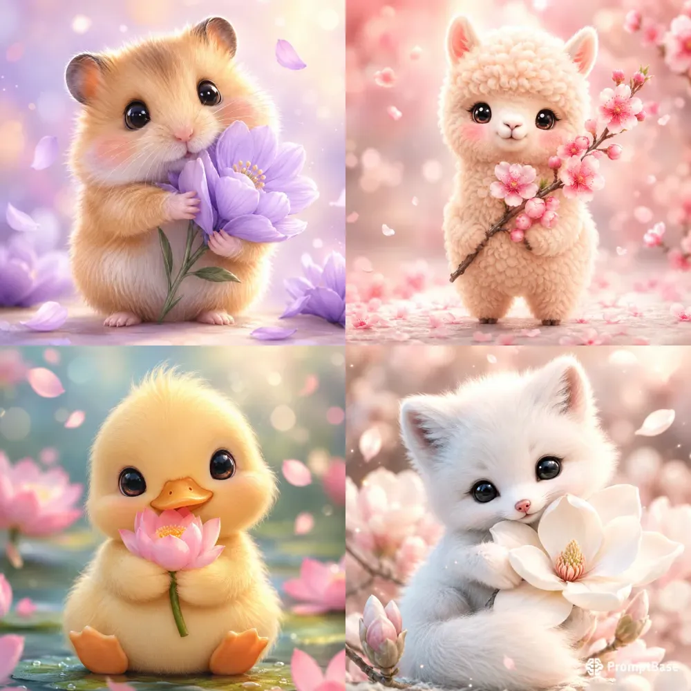 Dreamy Kawaii Baby Animals
