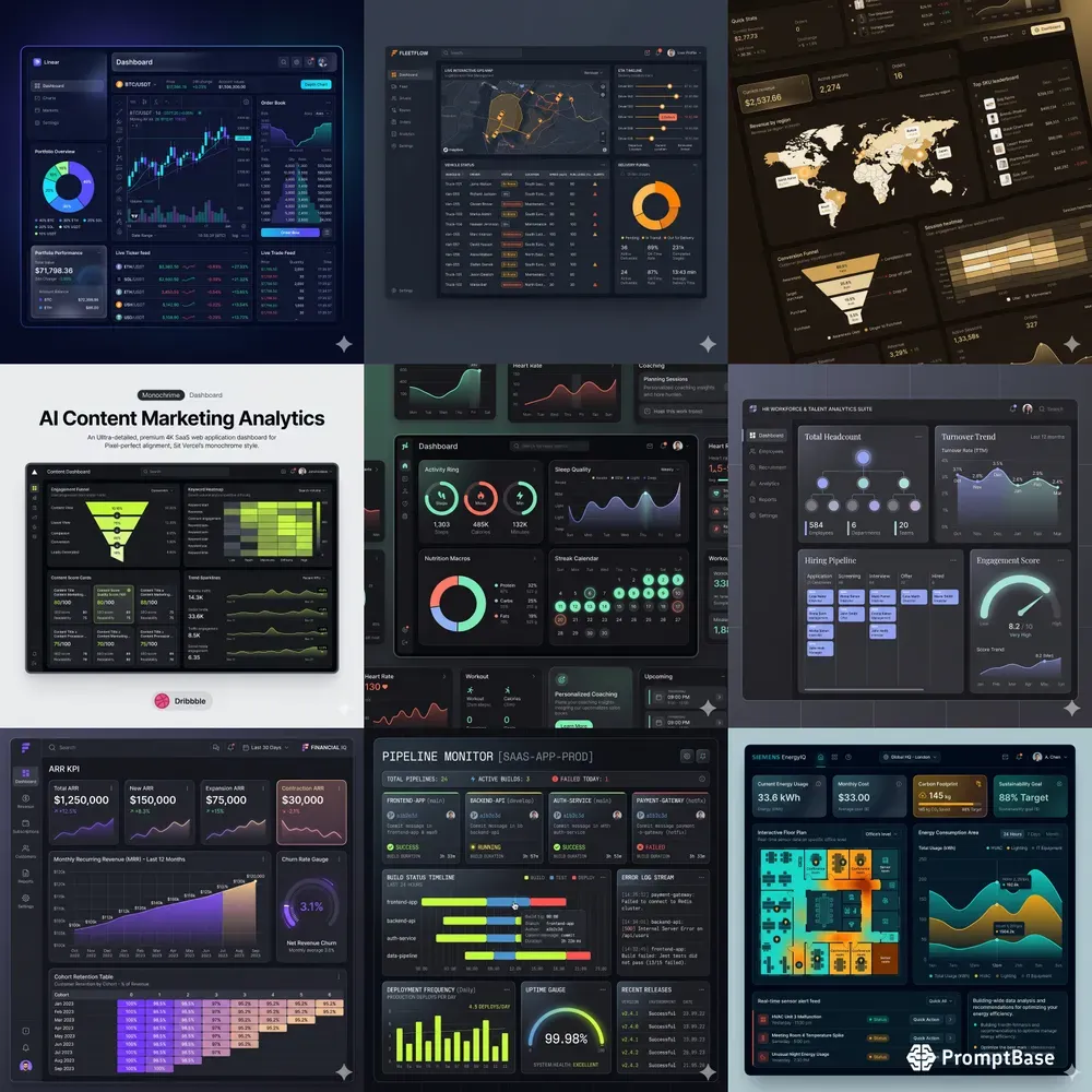 Saas Dashboard UIs