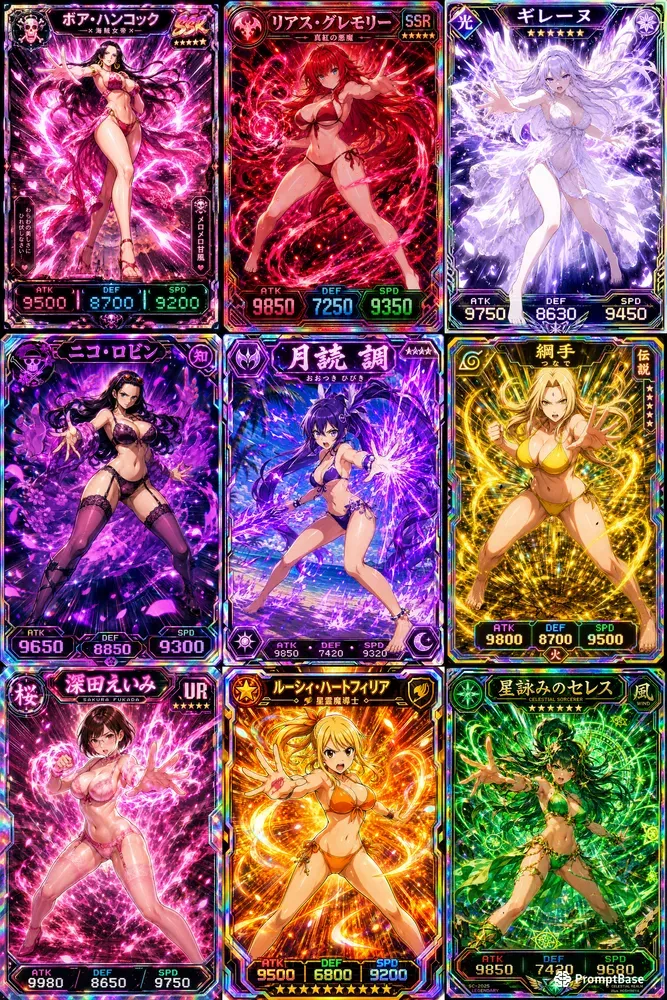 Anime Collectible Cards