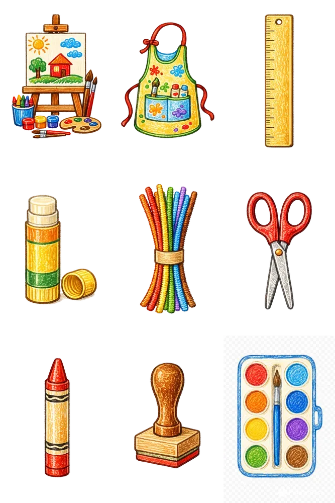 Grade School Art Supplies