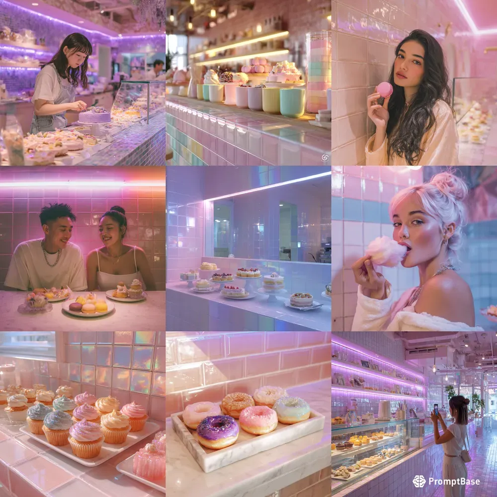Pastel Dessert Bar Dreamy Sweets