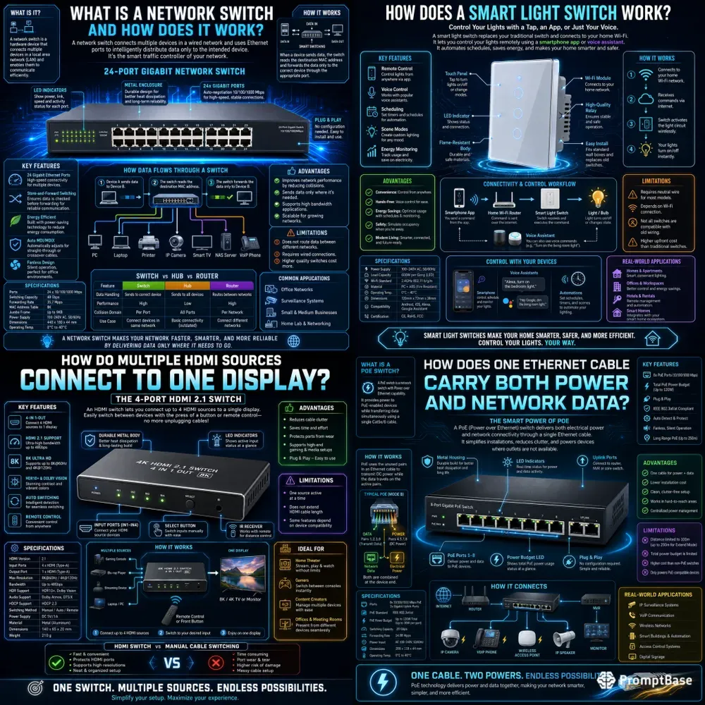 Tech Device Infographics
