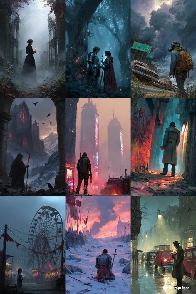 Cinematic And Atmospheric Book Covers