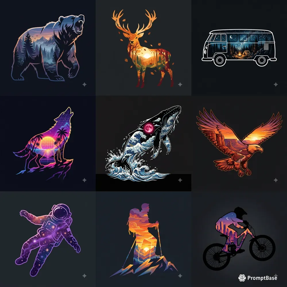 Graphic Vector Silhouettes