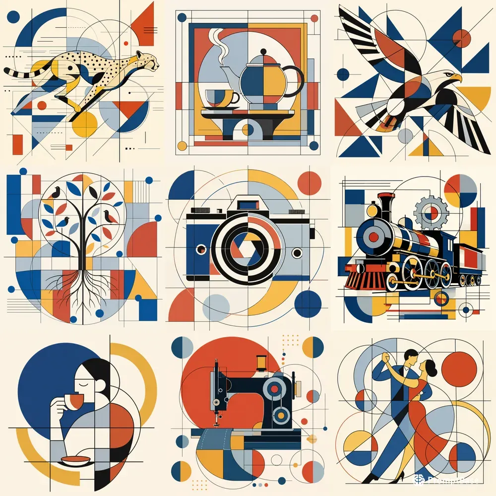 Geometric Figure And Shape Compositions
