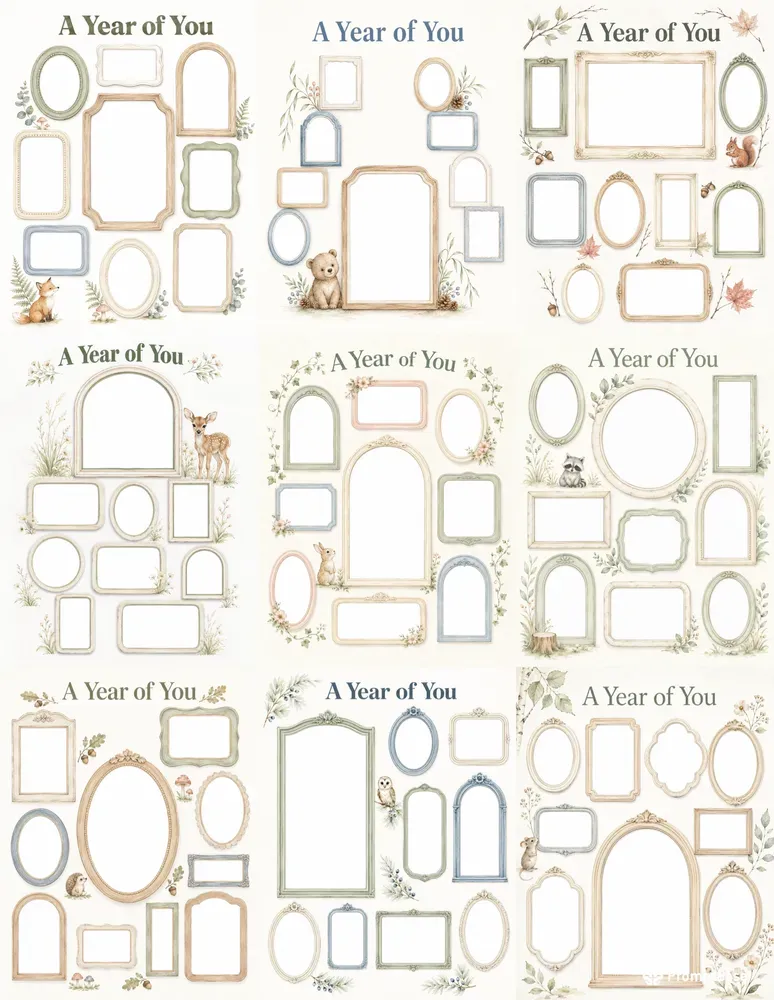 Woodland Baby Photo Gallery Keepsakes