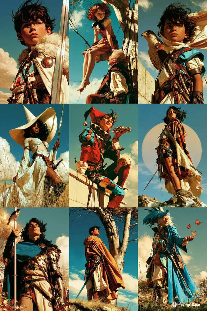 Painterly Fantasy Wanderers