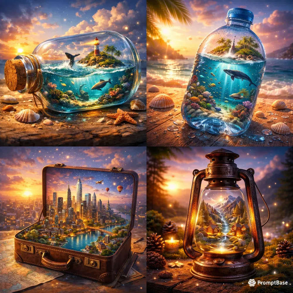 Dream Worlds Inside Objects