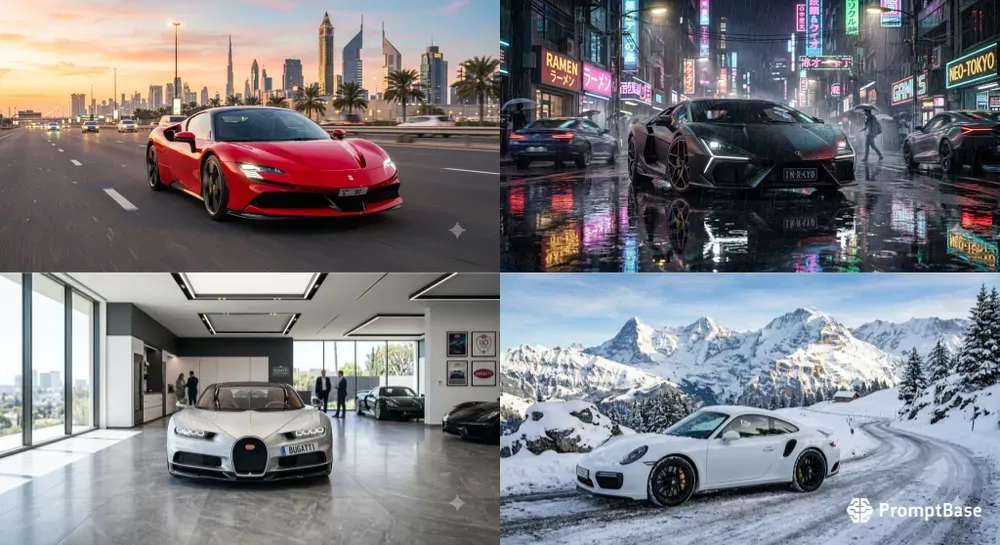 Luxury Supercar Collections Flux2 Pro