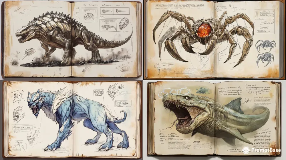 Fantasy Creature Field Dossiers