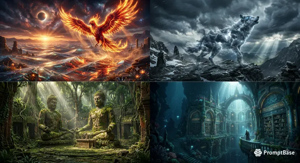 Elemental Prophecies Divine Fantasy Art