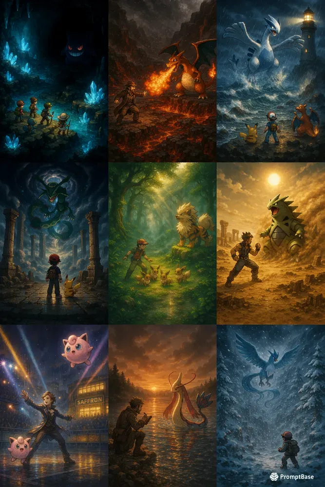 2D Epic Scene Pixel Art Masterpieces
