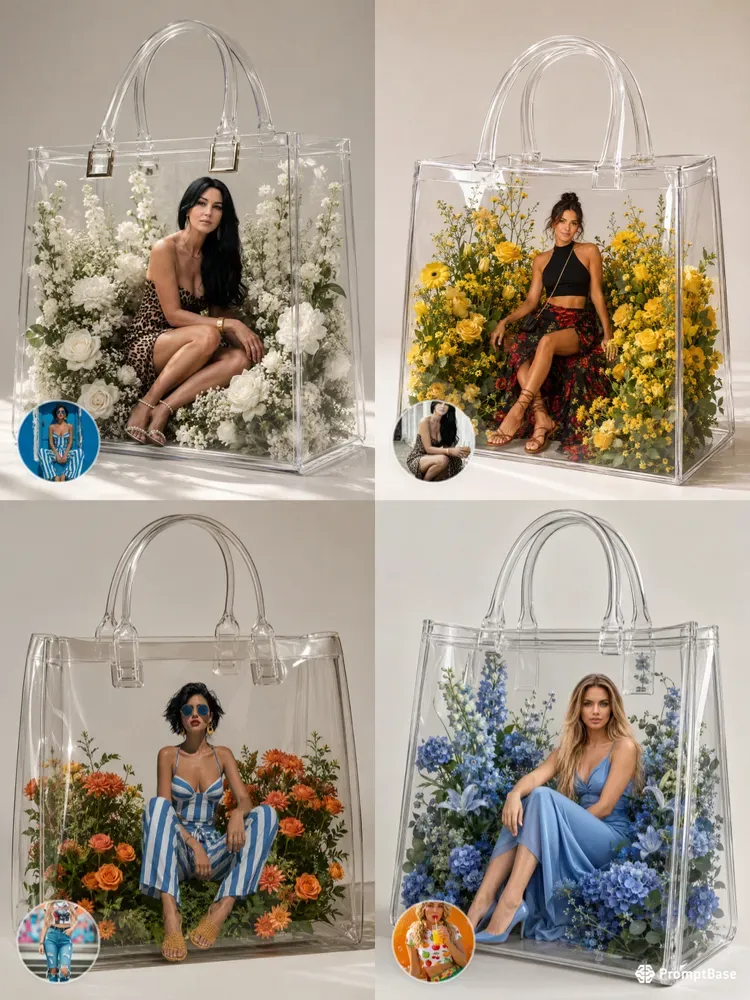 Floral Handbag Fashion Fantasies