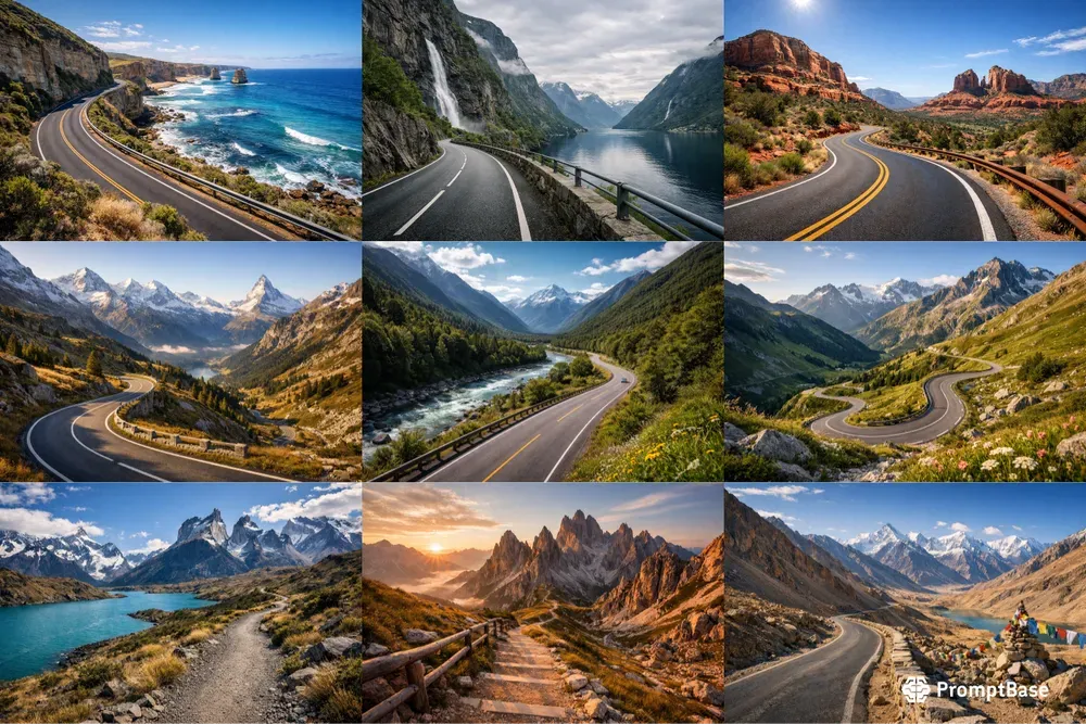 Cinematic Nature Travel Photography