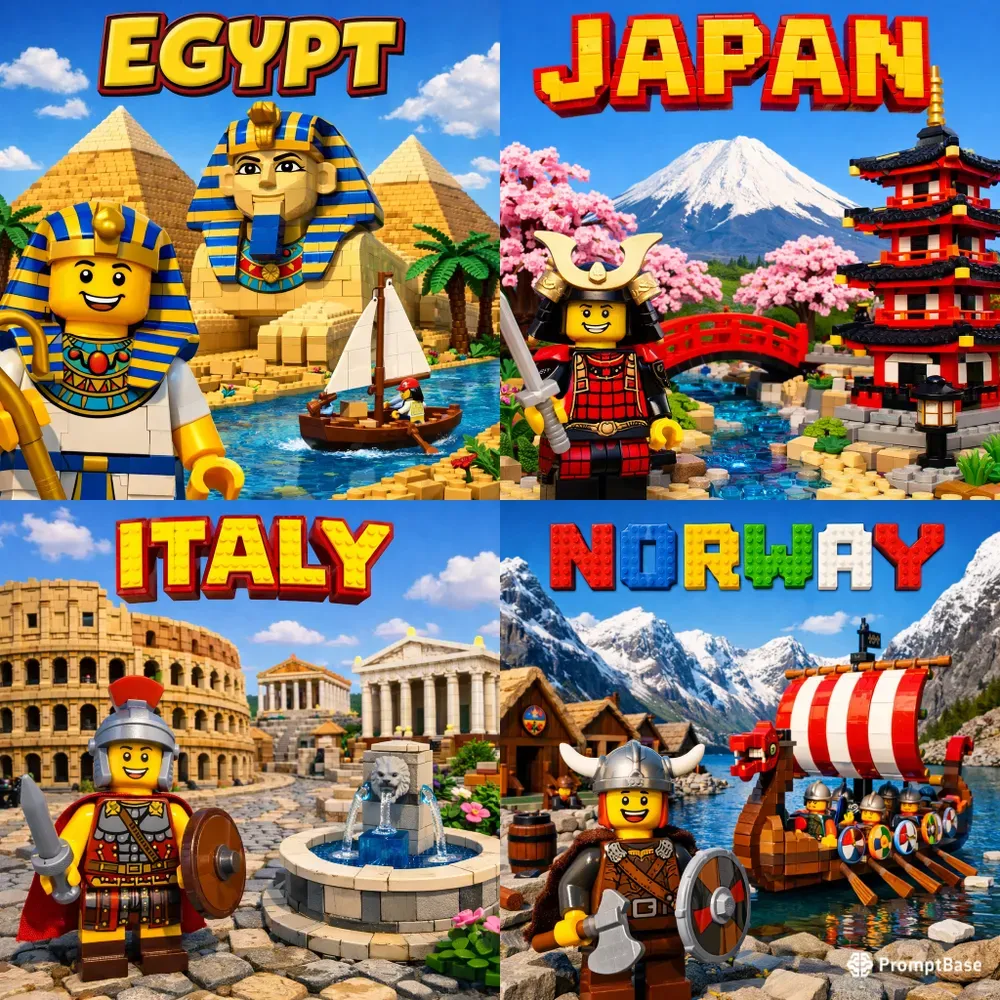 Lego Style In The World