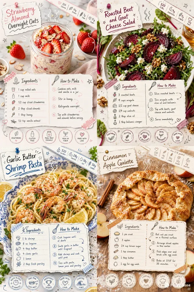 Recipe Infographic Poster Generator