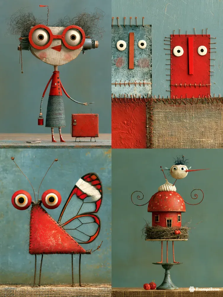 Vintage Assemblage Junk Journals