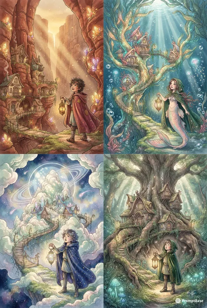 Whimsical Worlds Fairy Tale Collections