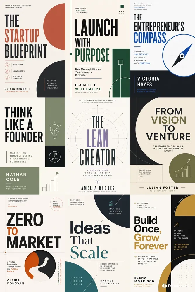 Elite Startup Book Covers