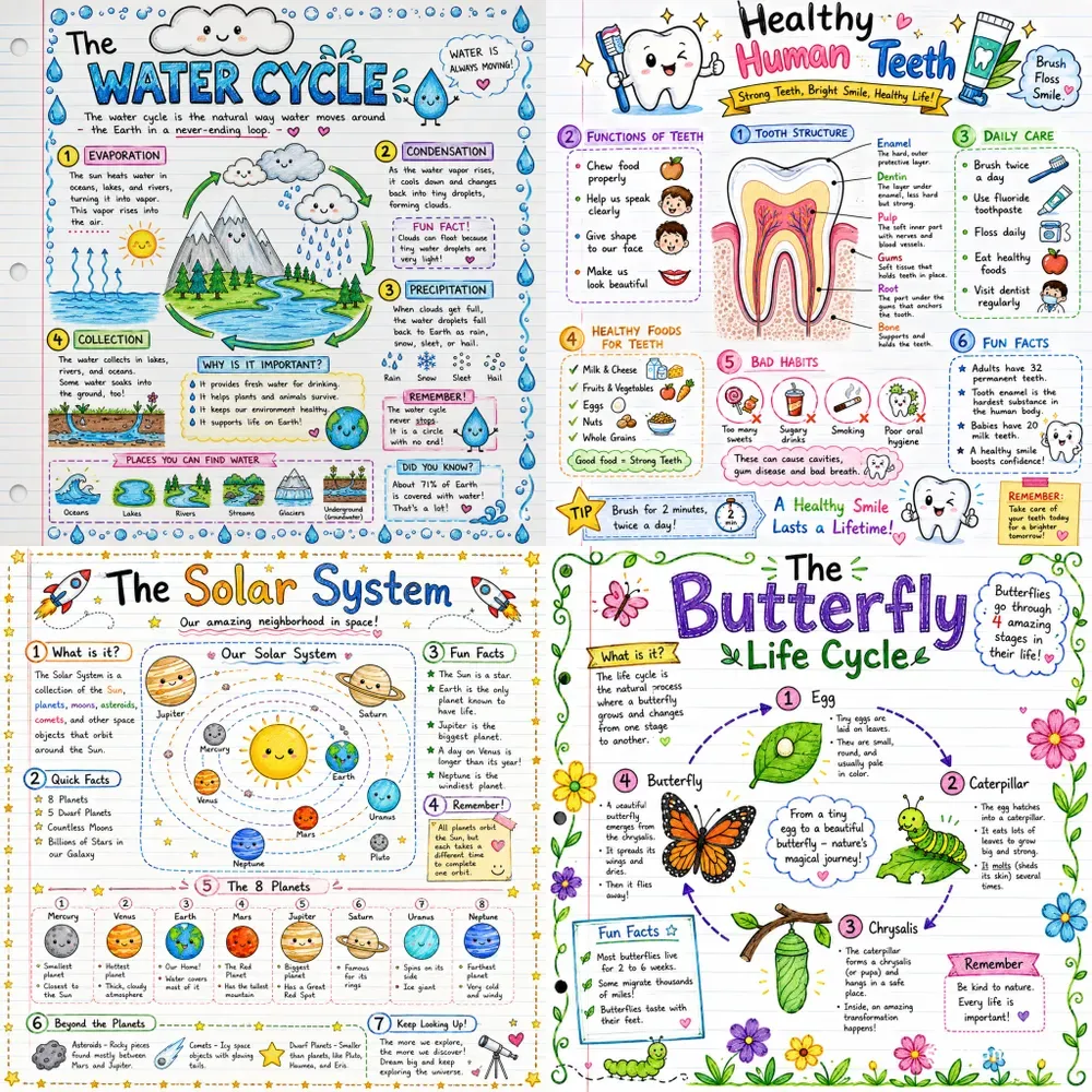 Notebook Education Poster Makers