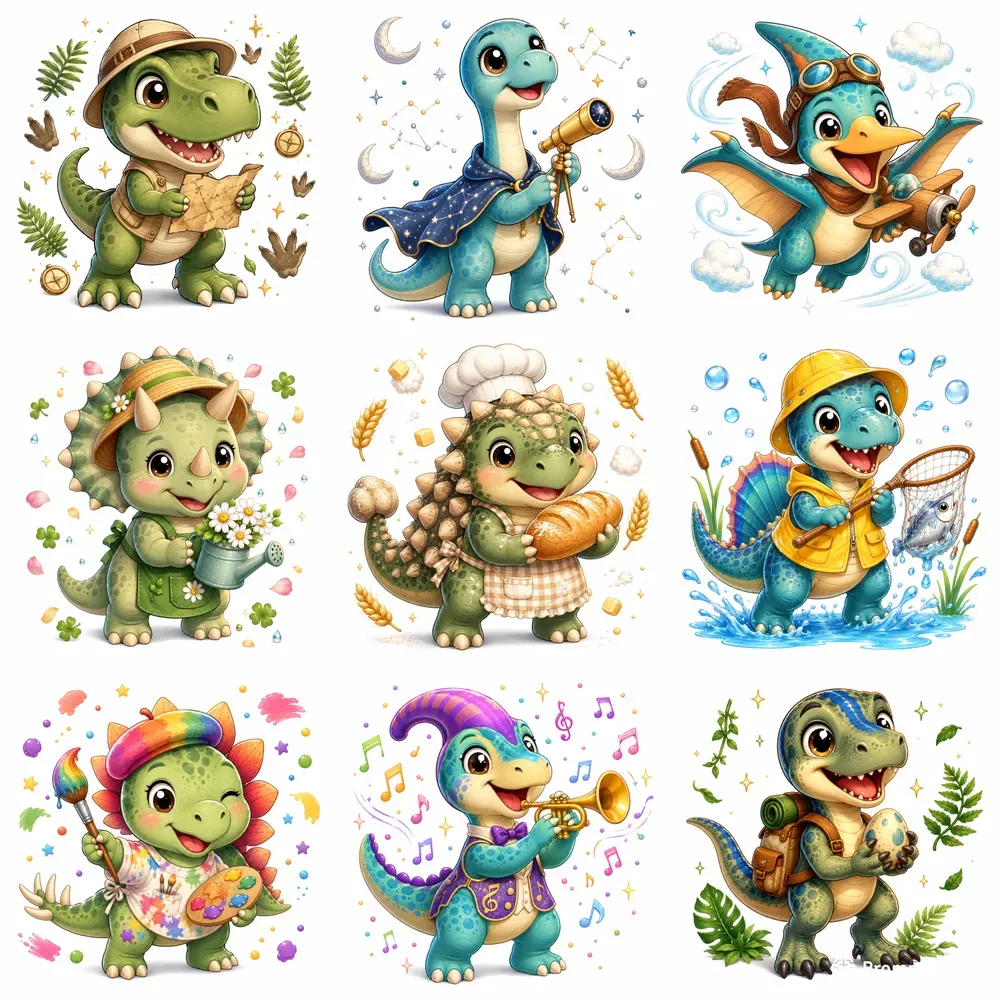 Cute Dinosaur Mascot Generator