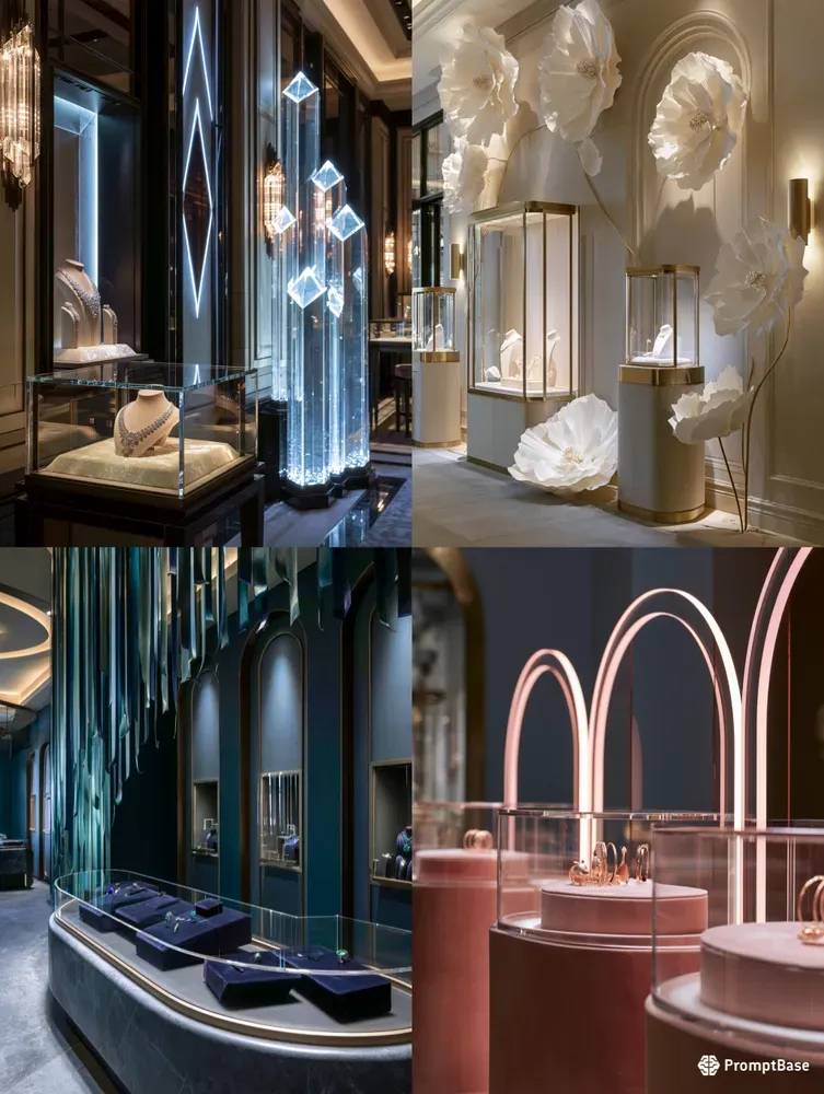 Luxury Jewellery Showcases