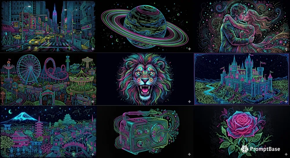 Scratch Art Neon Effect Makers