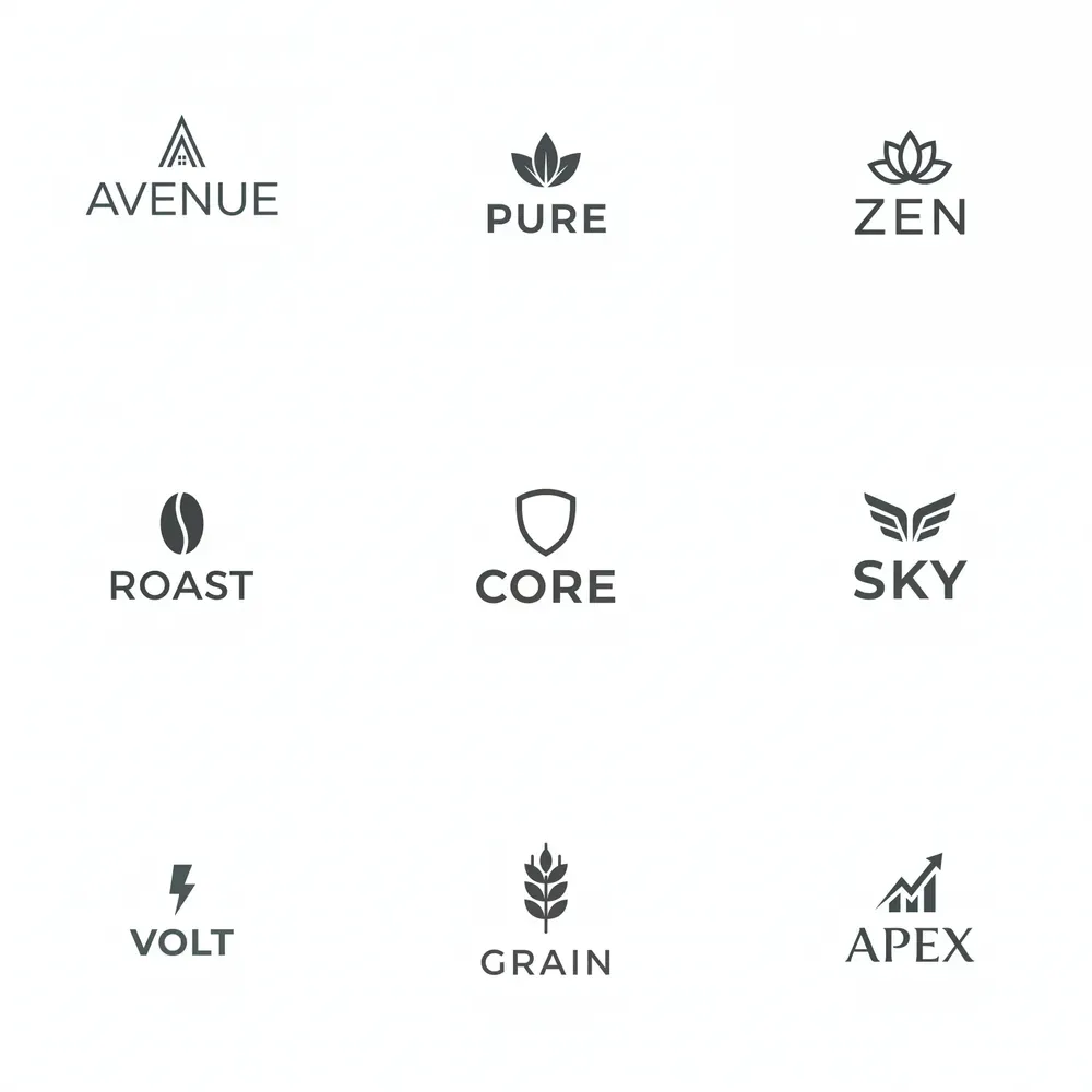 Modern Minimalist Logo Typography