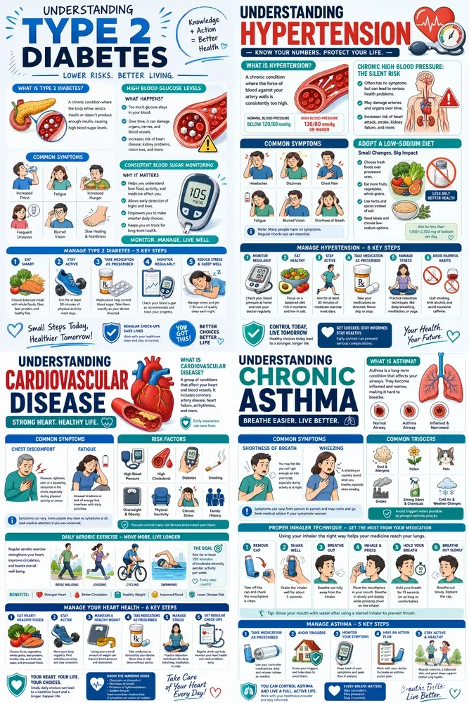 Health Education Infographic Posters
