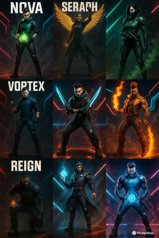 Valorant Legends Fullbody Hero Posters