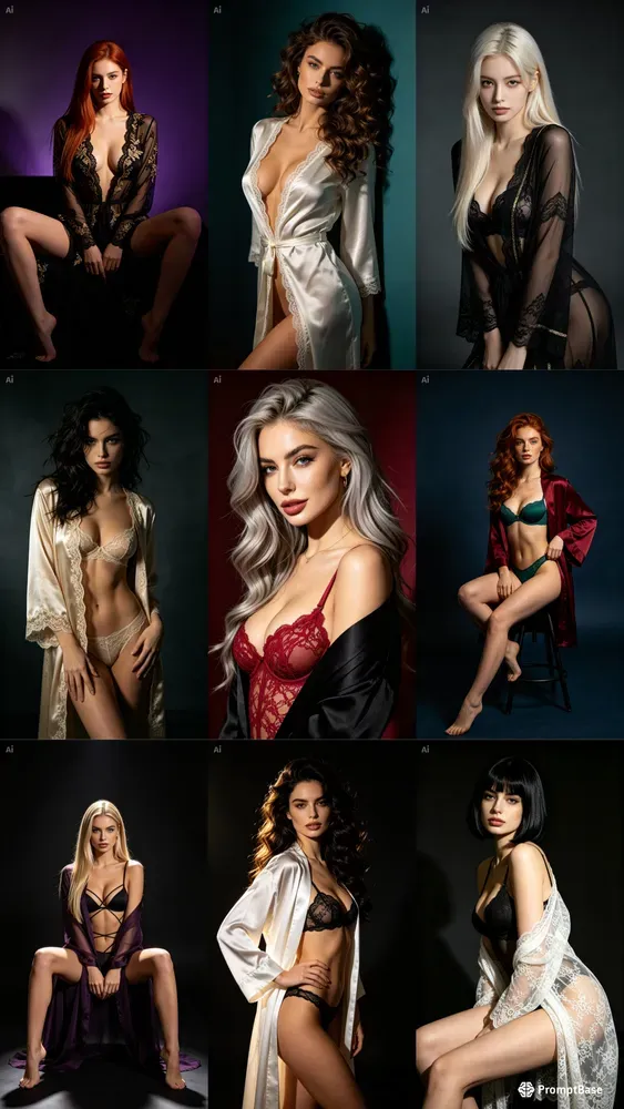 Elegant Studio Portraits