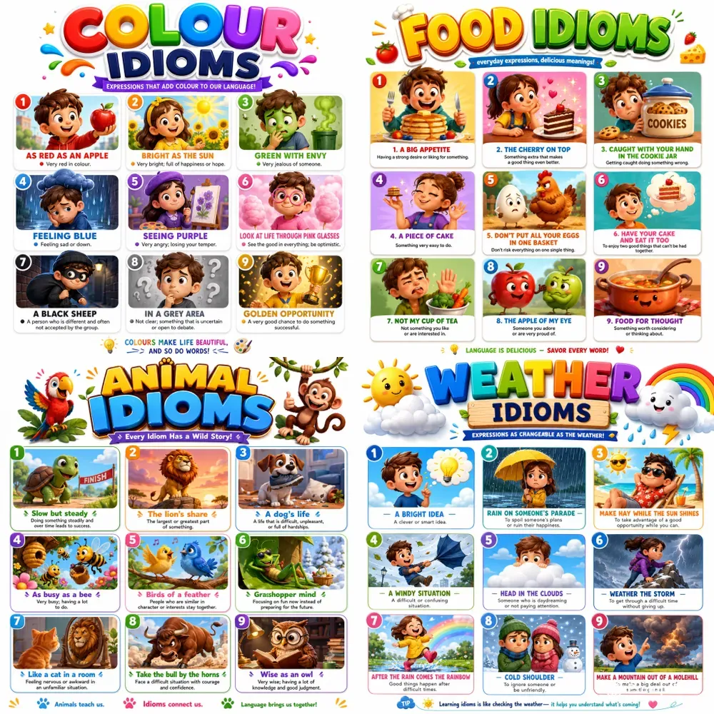 3D Cartoon Educational Infographics
