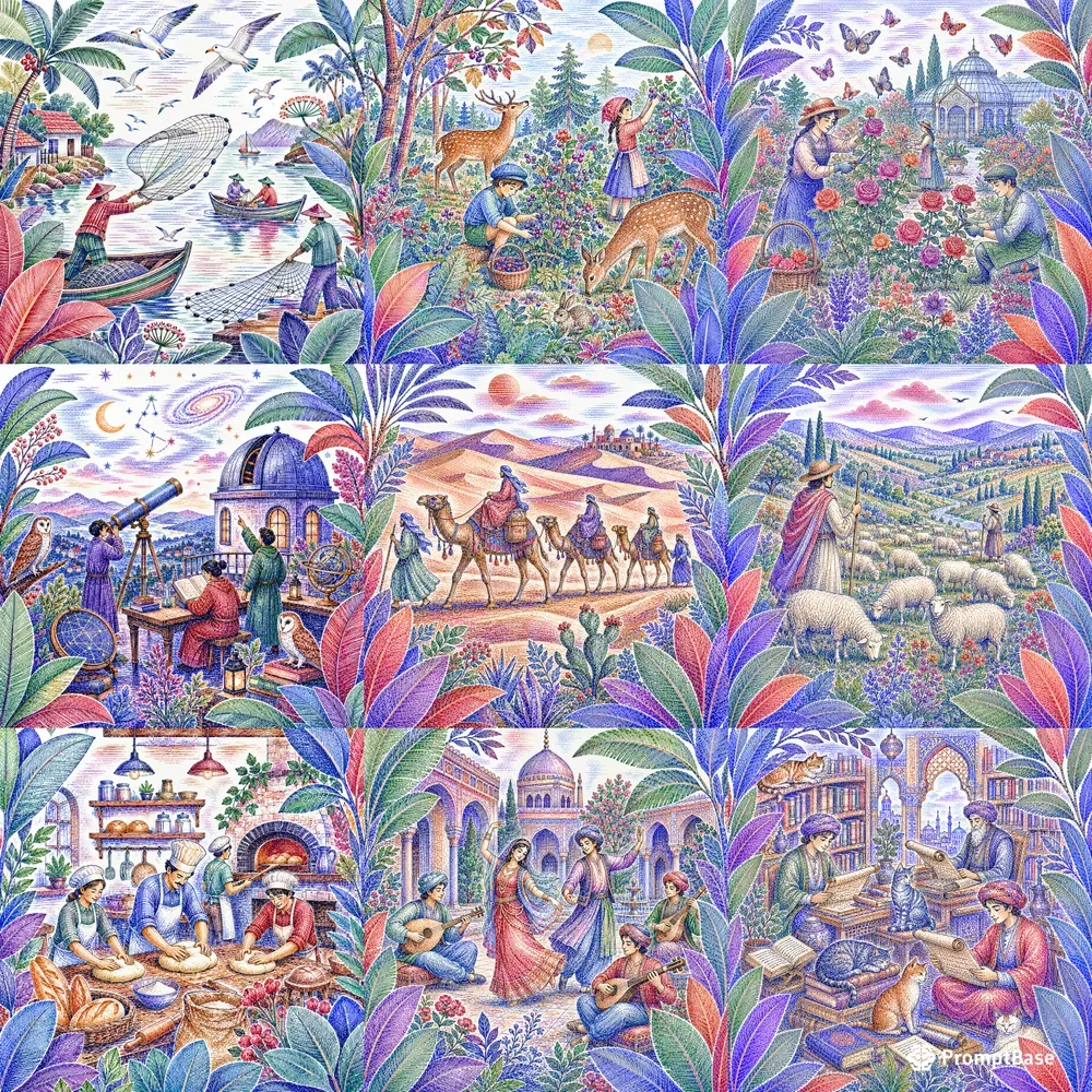 Editorial Handdrawn Scene Creators