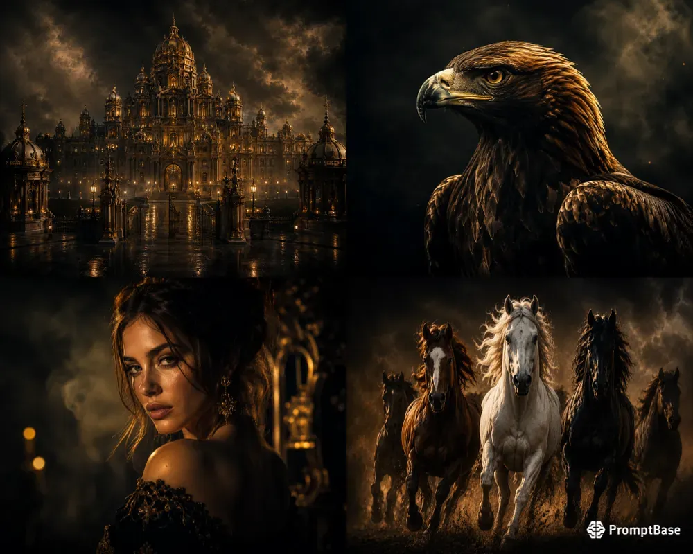 Cinematic Dark Luxury Portraits