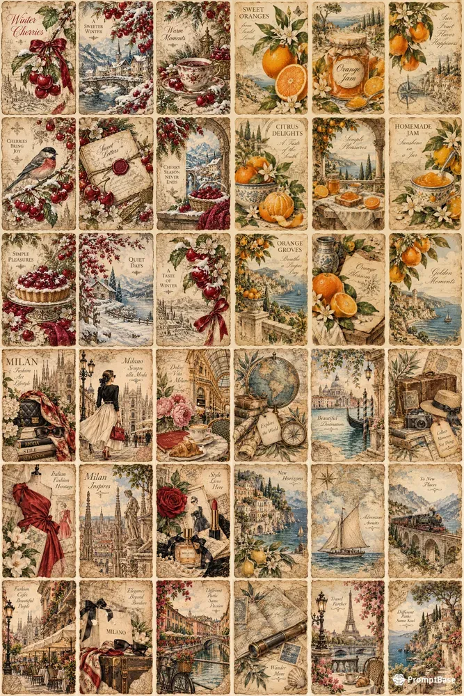 Vintage Moodboards