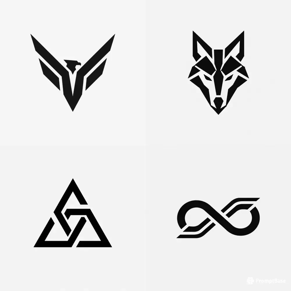 Minimal Geometric Logos