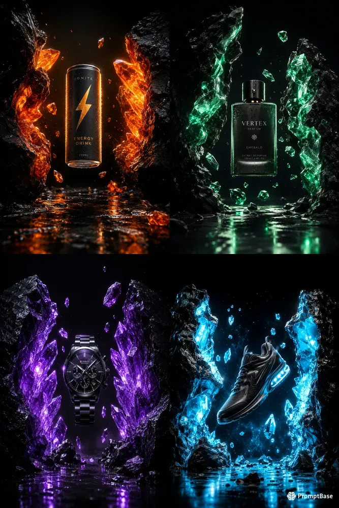 Crystal Luxury Product Advertisements