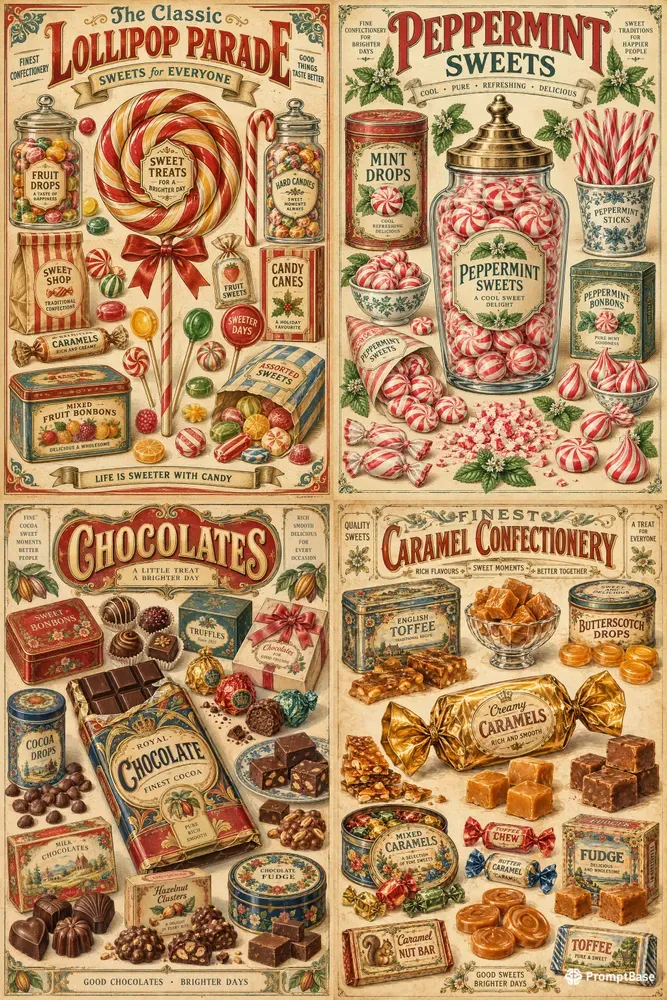 Vintage Candy Shop Collections