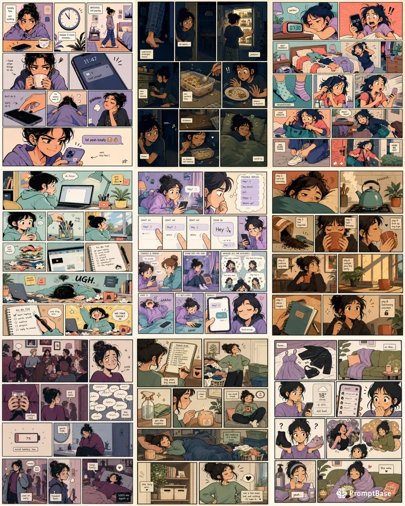 Micro Comic Mood Panels