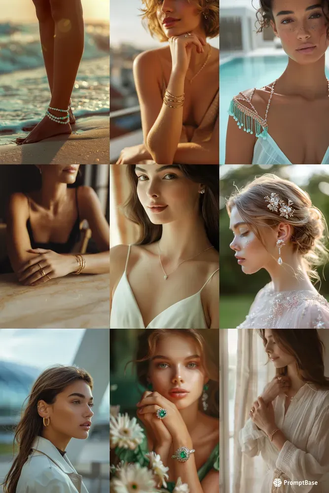 Aesthetic Women Jewelry Photography