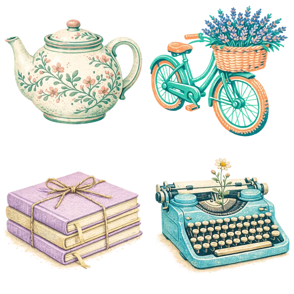 Aesthetic Pastel Slow Living Stickers